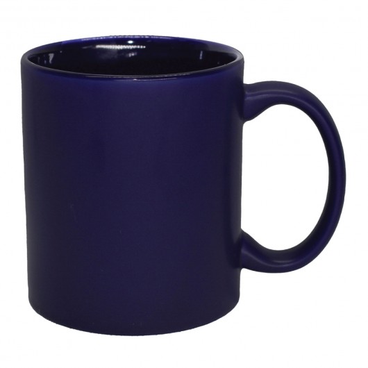 Matte Finish Can Mugs Blue